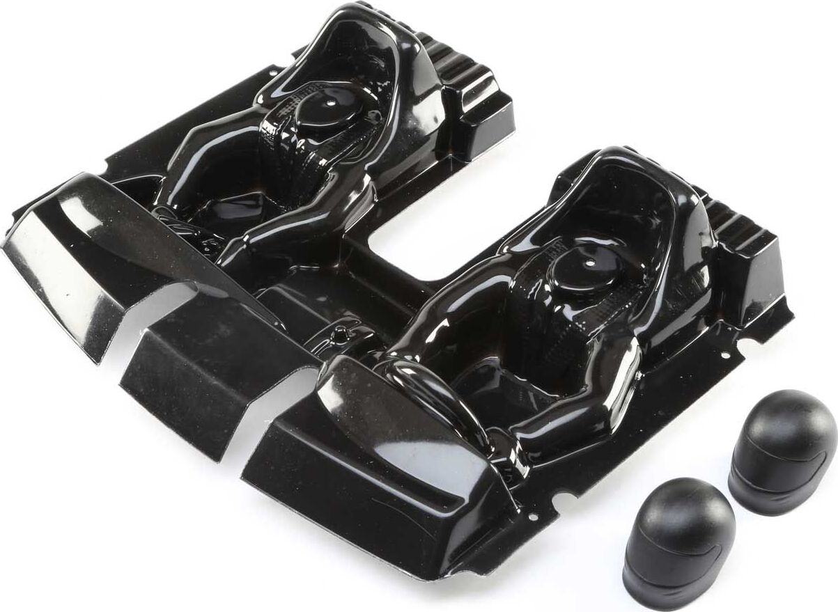 Interior Set with Helmets, Clear: Super Baja Rey